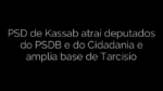 ​PSD de Kassab atrai deputados do PSDB e do Cidadania e amplia base de Tarcísio 